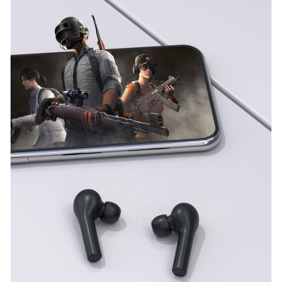 HIFI Super Bass QCY T5 Headset Semi In-Ear Earphone Stereo Earbuds IPX5-rated Waterproof TWS Headphones Touch Control Gaming Mic